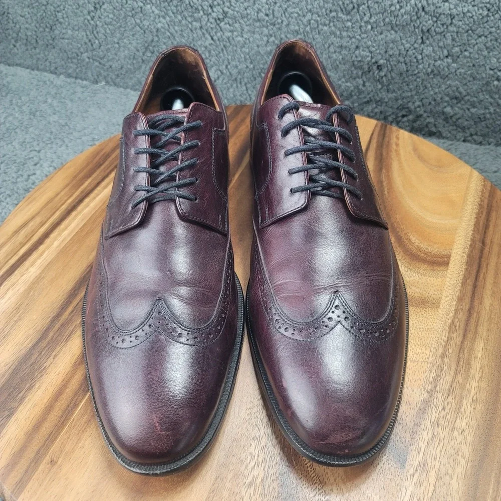 Johnston & Murphy Oxford Shoes Brown Leather Men's Size 13 M‎ Dress 59-1074